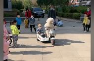 7岁的萨摩耶狗狗驾驶小汽车，带领小朋友一起享受风驰电掣的乐趣