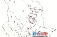 手绘南宋幼帝厦门逃亡地图：民俗专家的研究成果