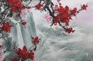 四尺傲雪梅花图——国画中的傲骨清香